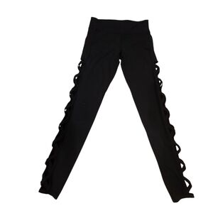 Forever 21 - Size Small - Black Leggings - Criss Cross Mesh